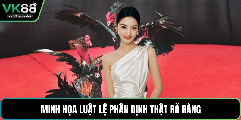 Minh họa luật lệ phân định thật rõ ràng