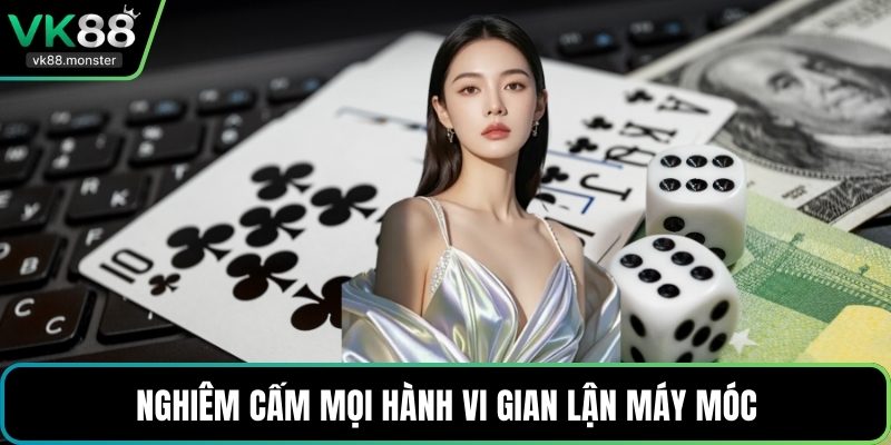 Nghiêm cấm mọi hành vi gian lận máy móc
